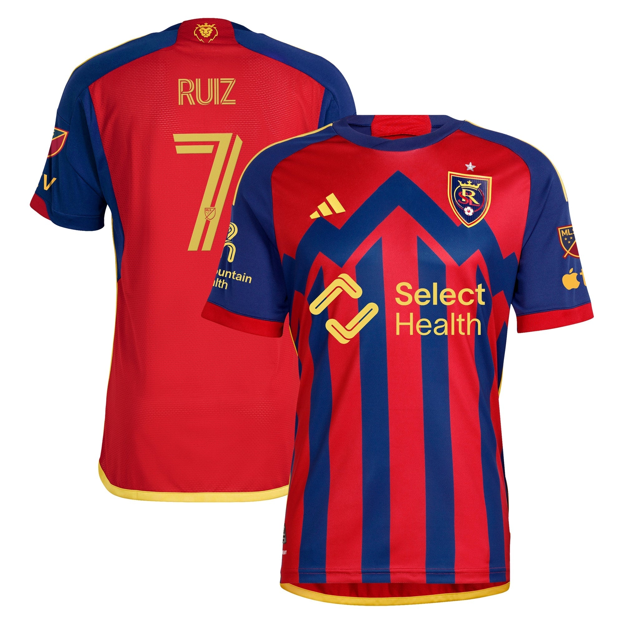 Pablo Ruiz Real Salt Lake adidas 2024 Peak Utah Player Jersey – Red - Jersey Teams World