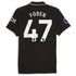 Phil Foden Manchester City Selfika 2025/26 Away Player Jersey - Black