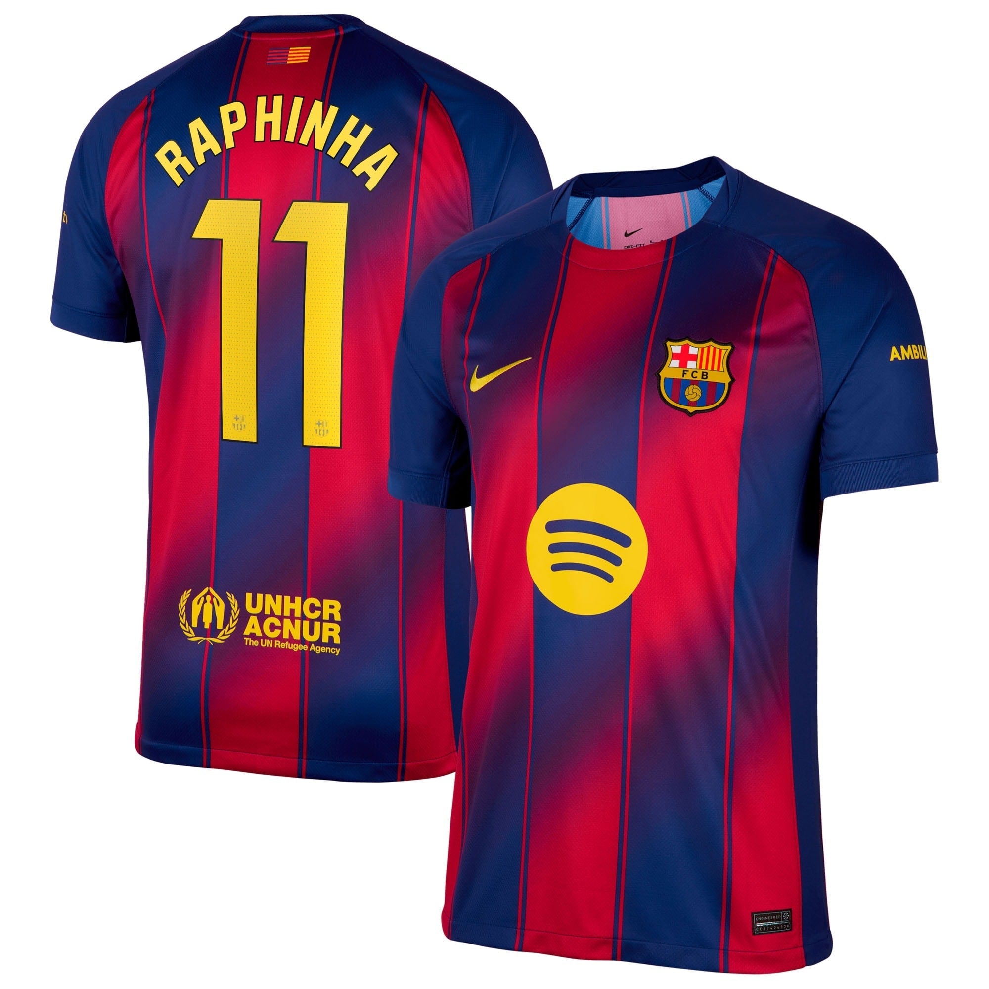 Raphinha Barcelona Nike 2025/26 Home Jersey - Navy - Jersey Teams World