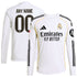 Real Madrid Selfika 2025/26 Home Long Sleeve Custom Jersey - White