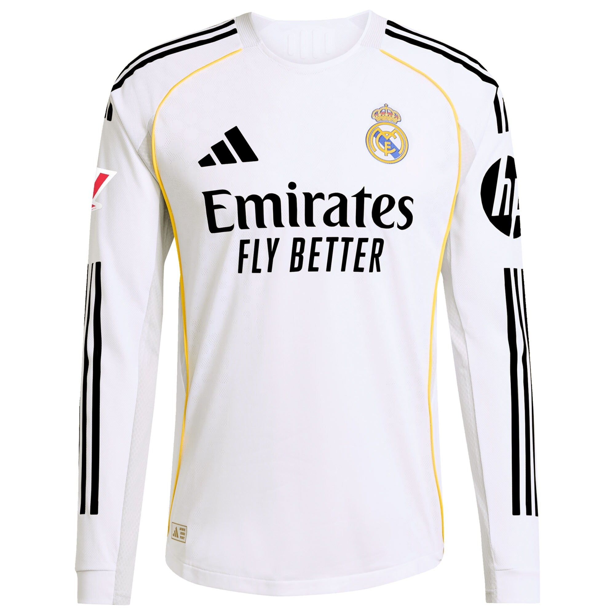 Real Madrid Selfika 2025/26 Home Long Sleeve Jersey - White