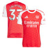 Riccardo Calafiori Arsenal adidas 2025/26 Home Player Jersey - Red