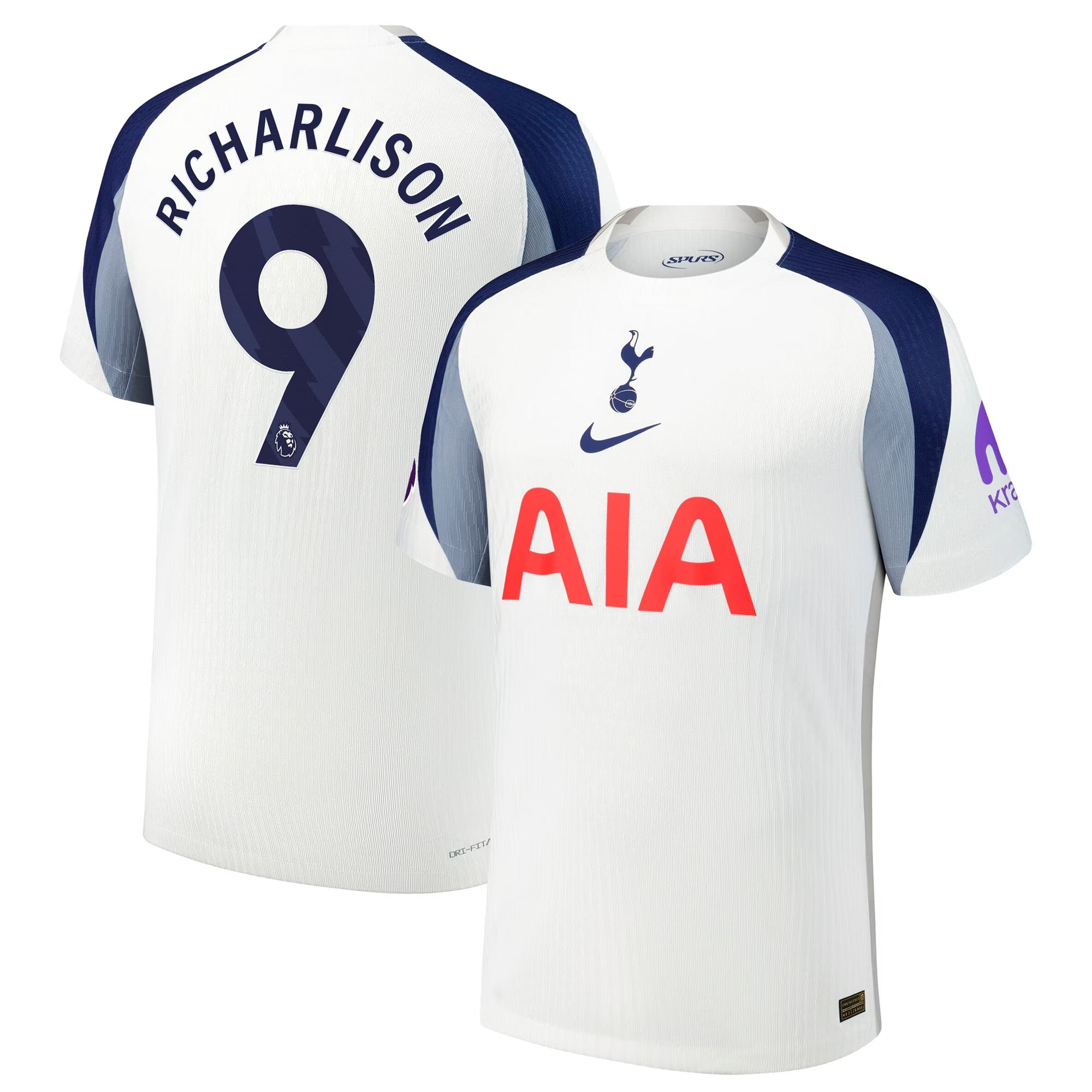 Richarlison Tottenham Hotspur Selfika 2025/26 Home Player Jersey - White