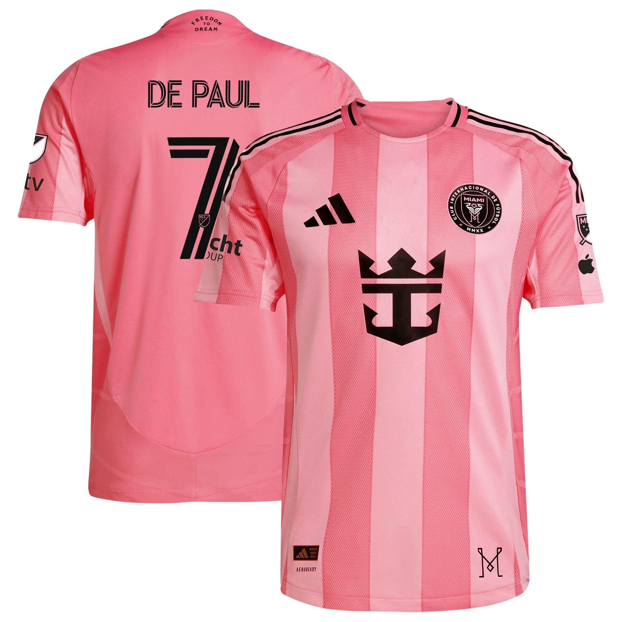 Rodrigo De Paul Inter Miami CF Selfika 2025 Euforia Player Jersey - Light Pink