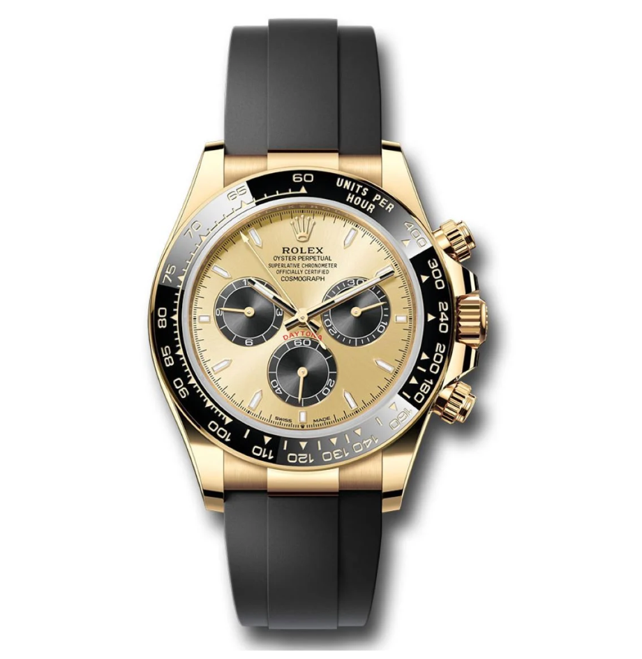 Selfika™ Men's Daytona Yellow Gold Chronograph Watch 126518