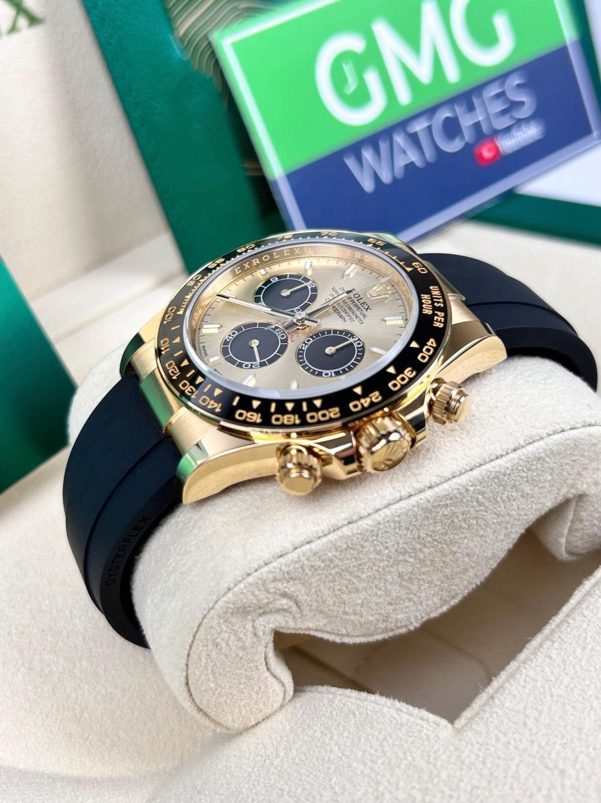Selfika™ Men's Daytona Yellow Gold Chronograph Watch 126518