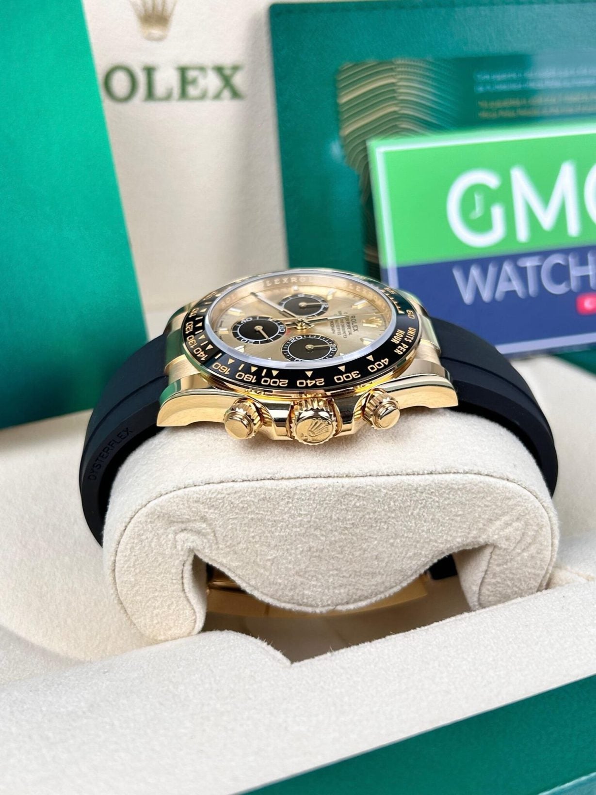 Selfika™ Men's Daytona Yellow Gold Chronograph Watch 126518