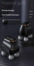 Portable Percussion Massager Gun – Four-Head Deep Tissue Fascia Relaxation Tool