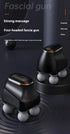 Portable Percussion Massager Gun – Four-Head Deep Tissue Fascia Relaxation Tool