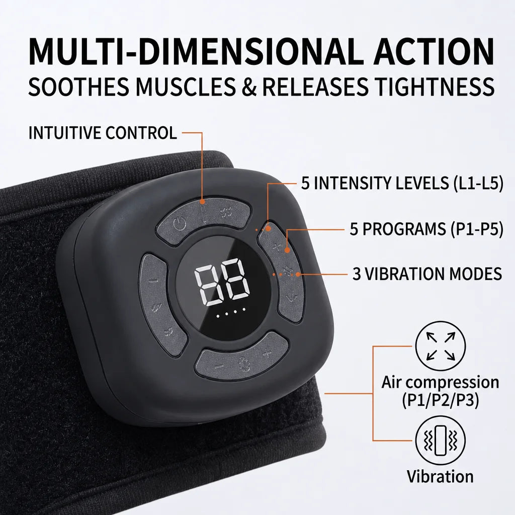 Selfika™ Ankle Foot Air Massager Cordless Warming Cuff