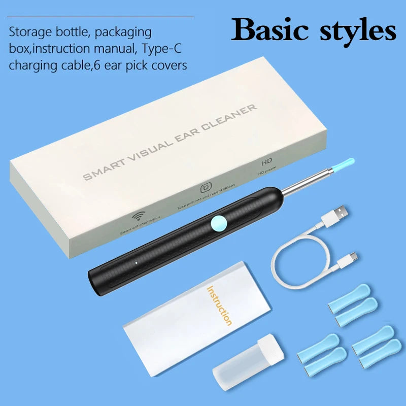 Selfika™ Visual Ear Wax Cleaner Camera Safe Earwax Endoscope