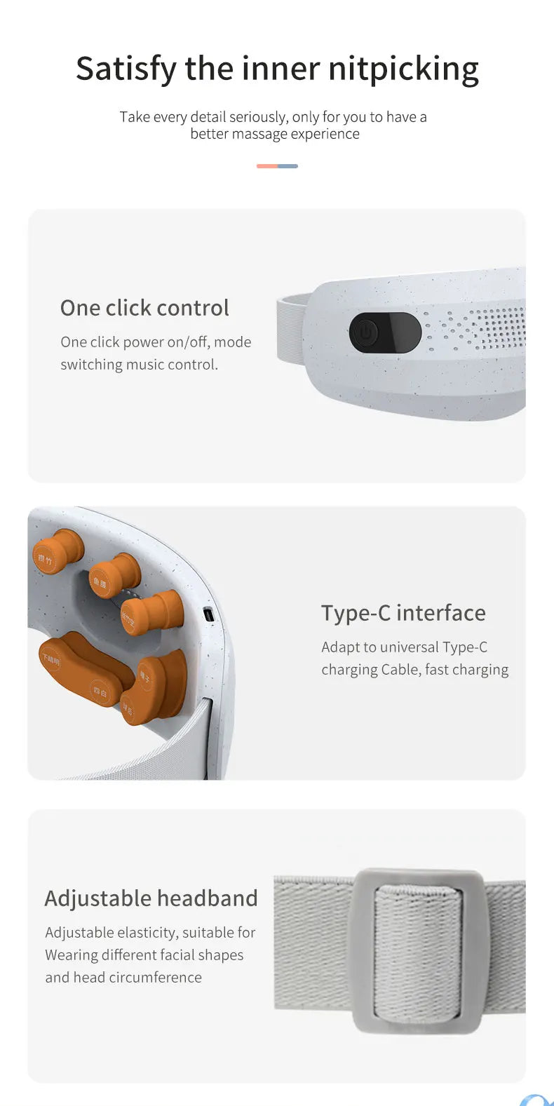 Electric Eye Acupoint Massager – Hot Compress, Bluetooth Music, Visual Design Relaxation Aid