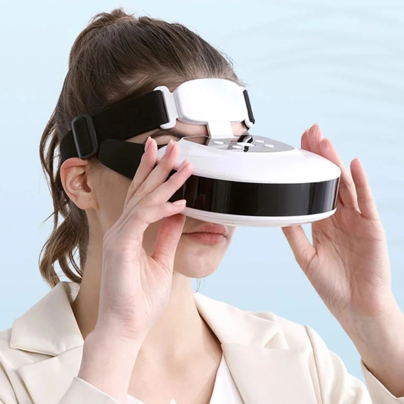 vilnason 48D TENS Electric Eye Massager – Heating, Vibration, Dark Circle Appearance & Fatigue Relief Aid