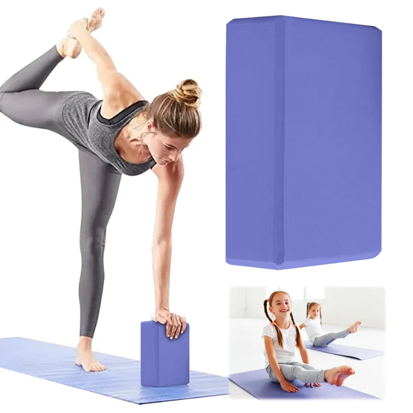 Selfika™ High-Density EVA Yoga Block – Moisture-Proof Supportive Balance Brick for Yoga, Pilates & Body Shaping