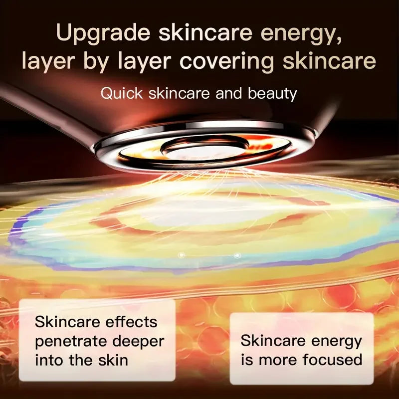 abay RF Booster Facial Microcurrent Device – EMS, Light Therapy, Anti-Wrinkle Appearance, USB Rechargeable