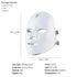 foreverlily 7-Color LED Light Therapy Mask – Facial & Neck Skin Care Massager (Electric)
