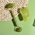 Generic 2-Piece Jade/Ceramic Facial Roller & Gua Sha Set – Heart Scraper, Anti-Wrinkle Appearance Massage
