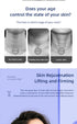 miqmi EMS Microcurrent LED Neck & Face Beauty Instrument – Anti-Wrinkle Appearance, Rechargeable Massager