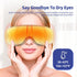 foreverlily 3D Airbag Vibration Eye Massager – Heating, Kneading Relaxation Aid with Built-in Music