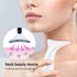 miqmi EMS Microcurrent Neck & Chin Lifting Device – LED Light, Vibration, Anti-Wrinkle Appearance