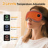 PASTSKY Cordless Heated Eye Mask – 3 Levels Warm Compress, Smart Timing, Electric Relaxation Sleep Aid