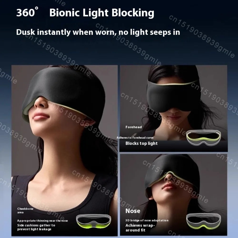 Voguish Weighted Gravity Eye Mask & Headband – Comfortable Light Blocking for Deep Sleep Support