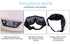 Raiuleko Smart Airbag Compression Eye Massager – Portable Vibration and Heat Relaxation Device with Bluetooth Music