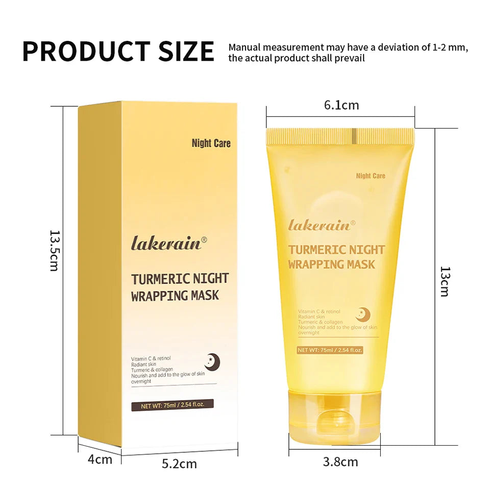 Selfika™ Collagen Night Wrapping Mask – Overnight Lifting & Deep Hydrating Peel-Off Mask (75ml)