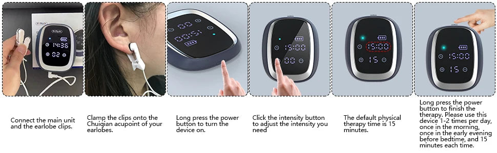 Generic Portable CES Stimulation Sleep Aid Device – Hand-held Relaxation Helper for Restful Sleep
