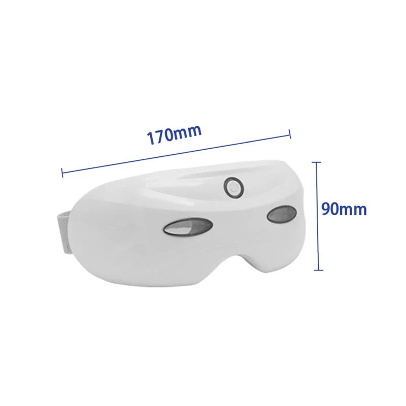 HEBTIGER Electric Eye Massager with Graphene Heating and Acupressure for Deep Relaxation