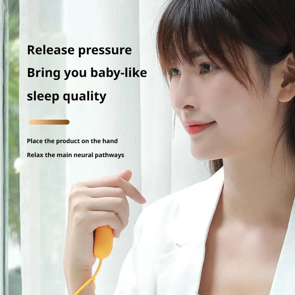 Unbranded Handheld TENS Pulse Relaxation Device – Rechargeable for Enhanced Sleep and Calming Sensation