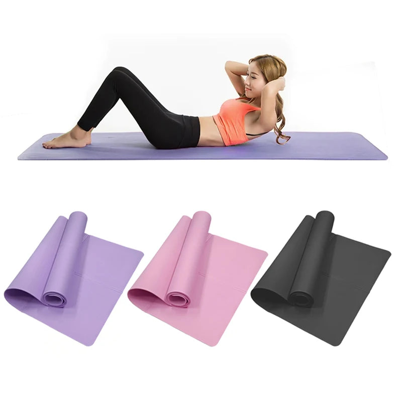 Selfika™ Lightweight EVA Yoga Mat – 4mm Anti-Slip Fitness Mat for Exercise, Pilates & Gymnastics (173x61cm)