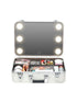 Selfika™ Professional Makeup & Jewelry Organizer – Rechargeable 3-Color LED Mirror Box with Hasp Closure