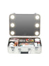 Selfika™ Professional Makeup & Jewelry Organizer – Rechargeable 3-Color LED Mirror Box with Hasp Closure