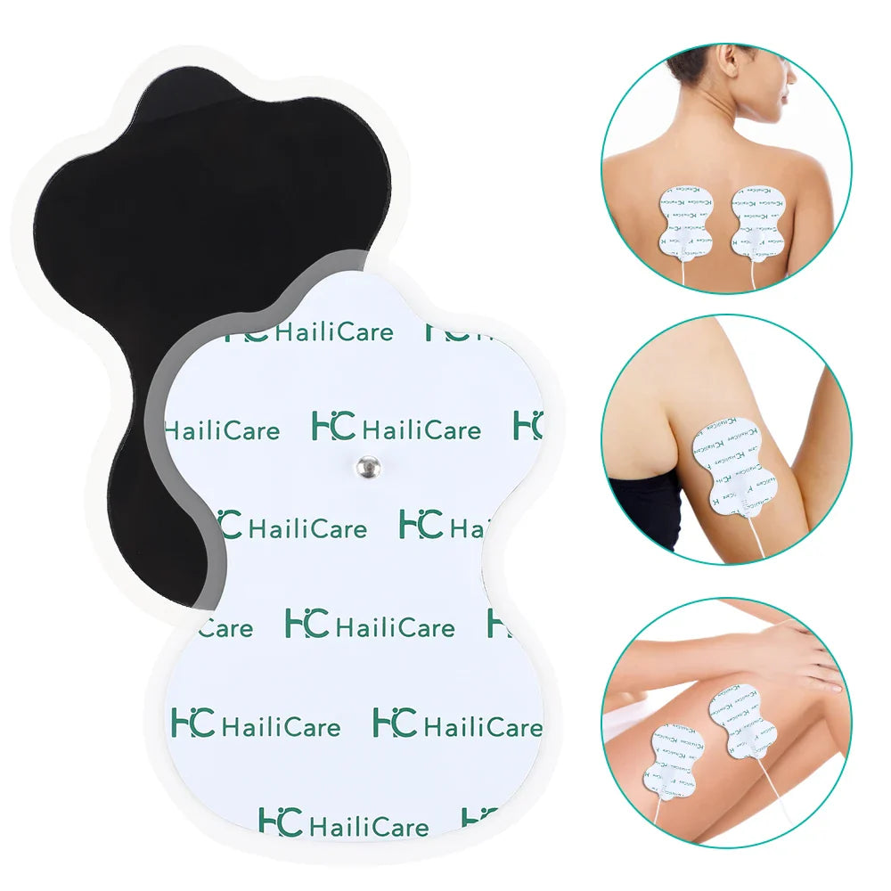 Hailicare TENS EMS Electric Muscle Stimulator – Digital Pulse Massager, 6 Modes, Back Neck Shoulder Relief