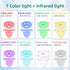 UBilli 8-Color + IR Silicone LED Face & Neck Mask – Light Therapy, Anti-Aging Appearance, Acne Control