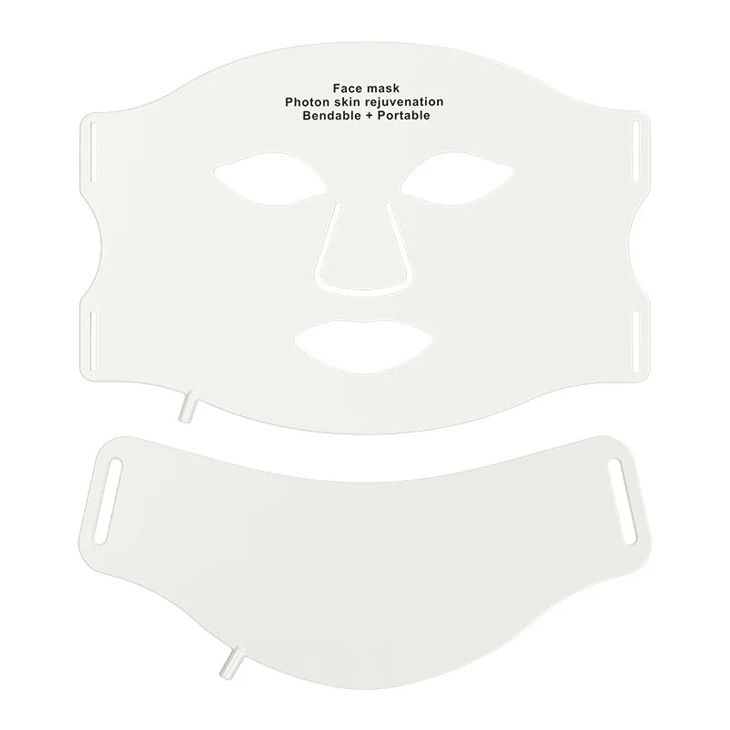 UBilli Wireless 7-Color LED Face & Neck Mask – Red Light Therapy, Anti-Aging Appearance, Home Use