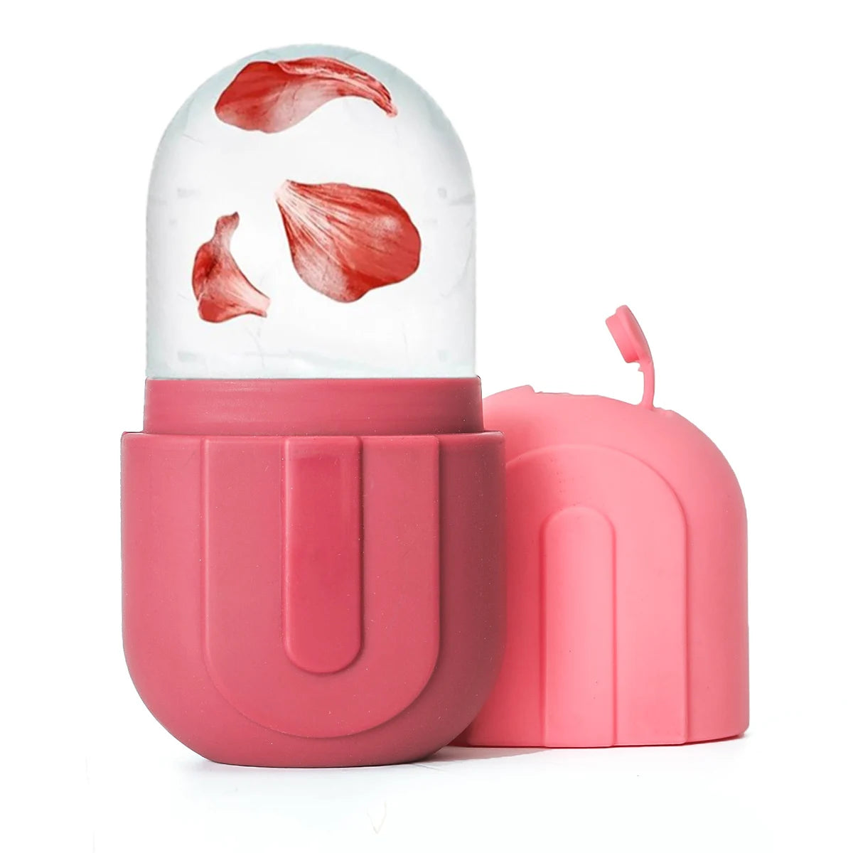 Generic Silicone Ice Roller for Face – Reusable Cube Tray, Facial Lifting & Contouring Massager