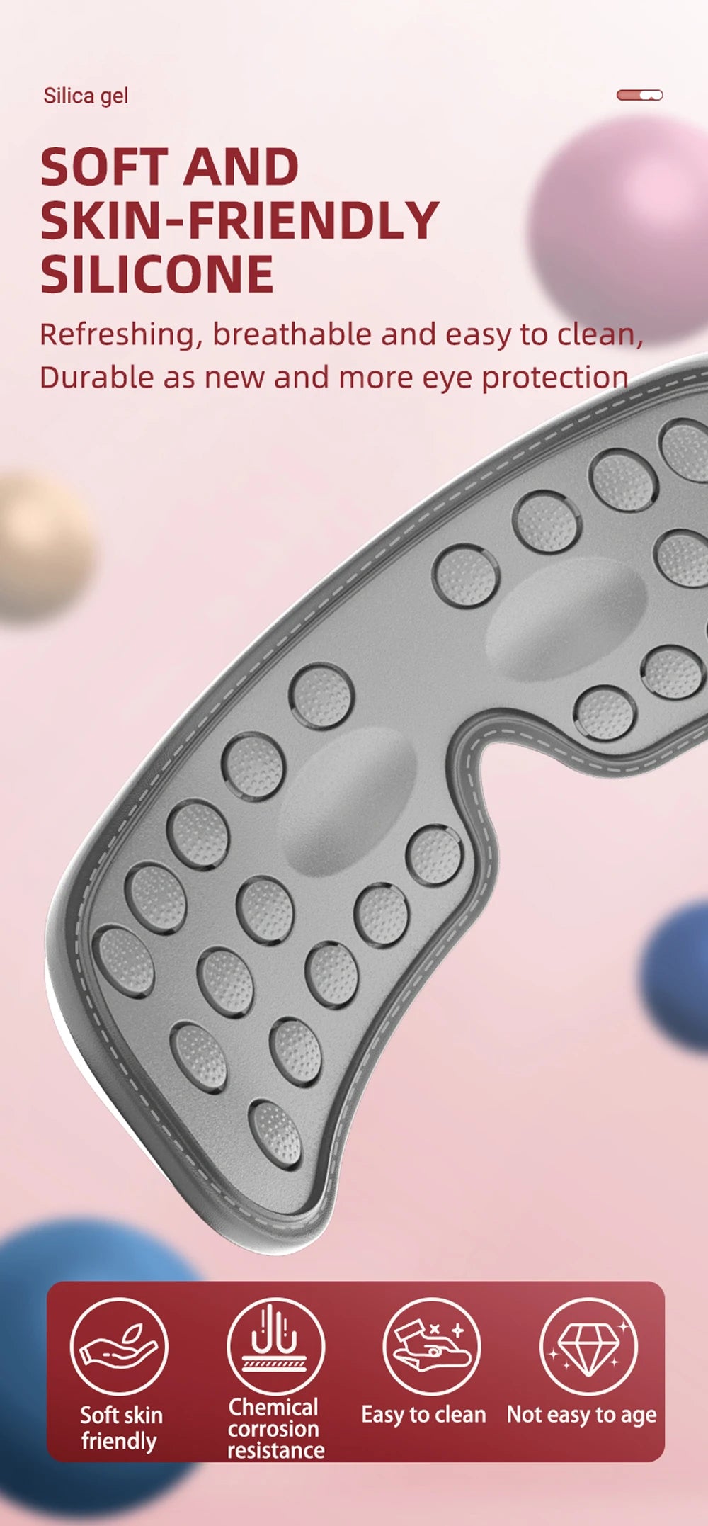 SMVP Electric Eye Massager with Air Bag Compression and Hot Compress for Relaxation