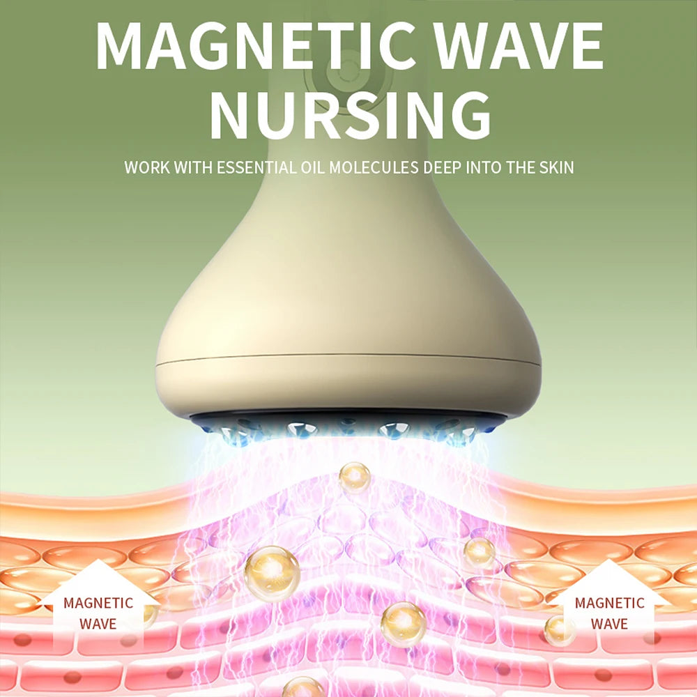 Hailicare Intelligent Cupping & Gua Sha Instrument – 9-Level Heat, Vacuum Suction, LED Light Therapy