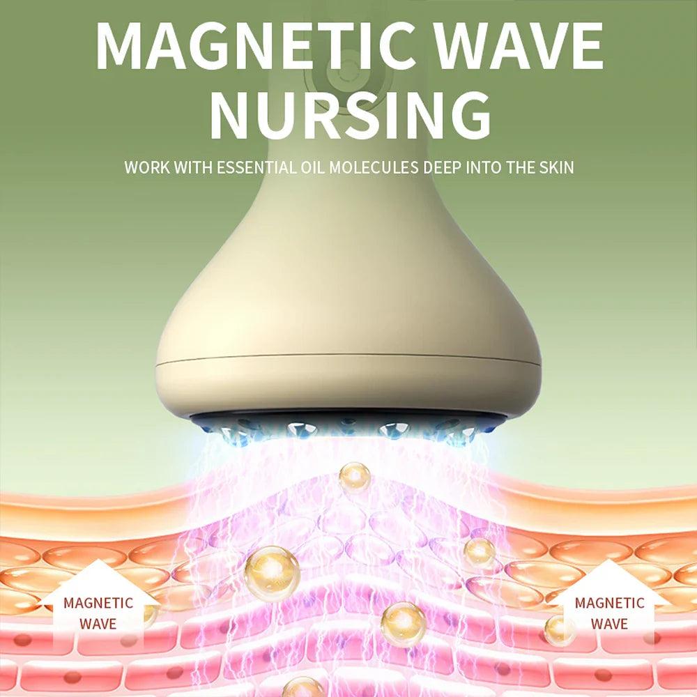 Hailicare Intelligent Cupping & Gua Sha Instrument – 9-Level Heat, Vacuum Suction, LED Light Therapy