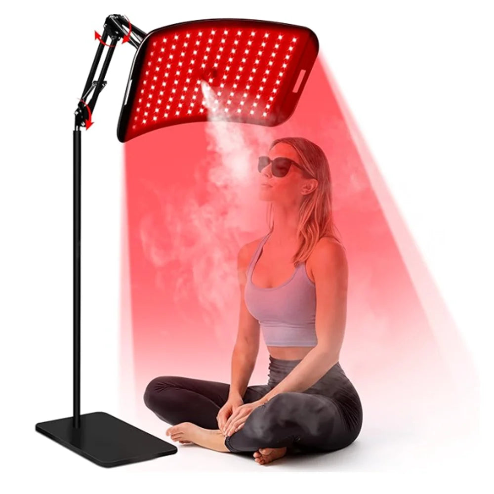 Generic 528-Chip Red Light & Infrared Therapy LED Panel (460-850nm) – Facial & Body Skin Appearance