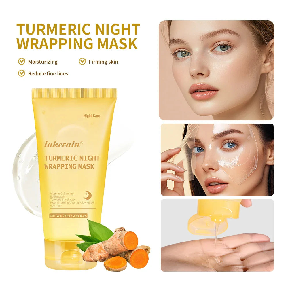 Selfika™ Collagen Night Wrapping Mask – Overnight Lifting & Deep Hydrating Peel-Off Mask (75ml)