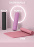 Selfika™ 15mm Extra-Thick Yoga Mat – High-Density Anti-Slip NBR Fitness Mat for Family Exercise, Yoga & Pilates