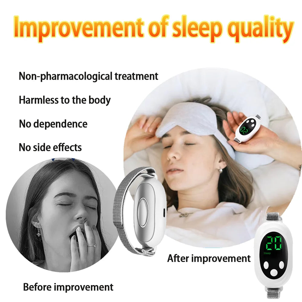 Generic Microcurrent/EMS Sleep Aid Device – Palm Pulse Massager, Handheld Relaxation Helper