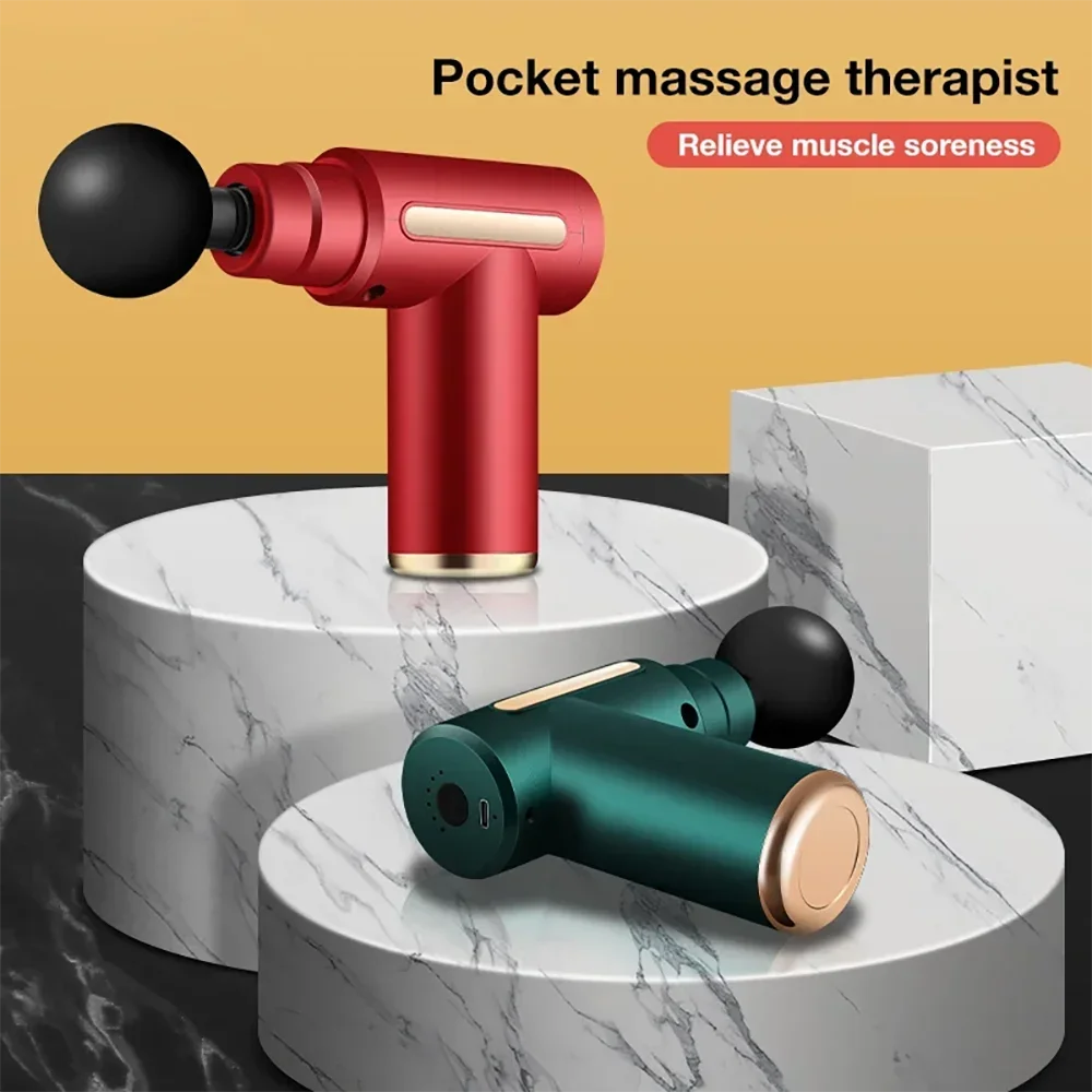 Selfika™ Multifunctional LCD Fascia Gun – 6-Speed Electric Deep Tissue Massager for Full Body Fitness Recovery