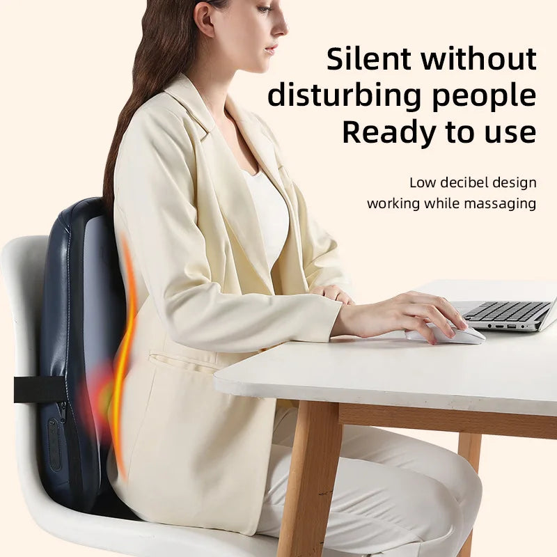 Selfika Cordless Lower Back Massager with Deep-Tissue Heat Therapy & Rechargeable Battery