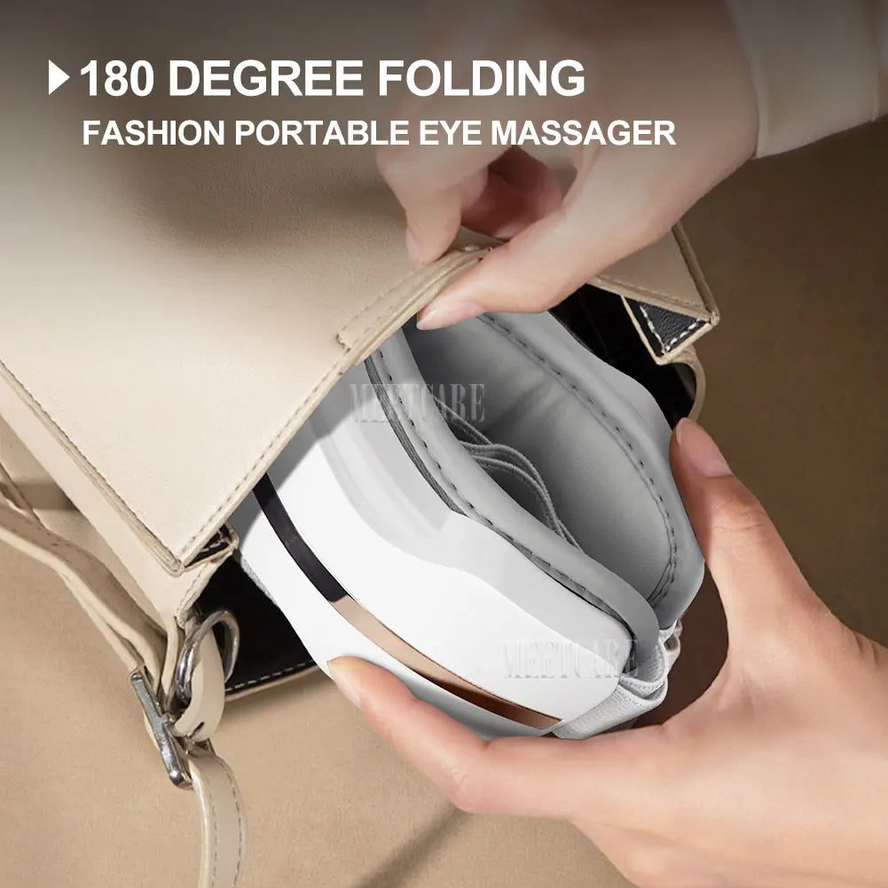 Smart Airbag Vibration Eye Massager – Hot Compress and Bluetooth Music Relaxation Sleep Aid