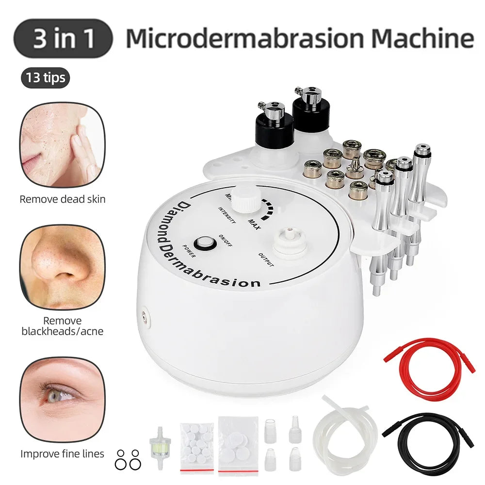 Selfika™ Diamond Microdermabrasion Dermabrasion Machine Water Spray Exfoliation