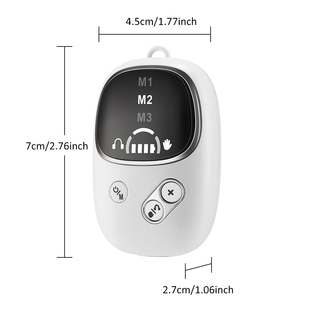 Hailicare CES Microcurrent Ear Clip Device – Relaxation Aid for Calming Sensation and Restful Sleep